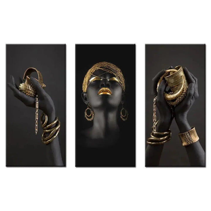 BowLift | Golden Lady canvas art