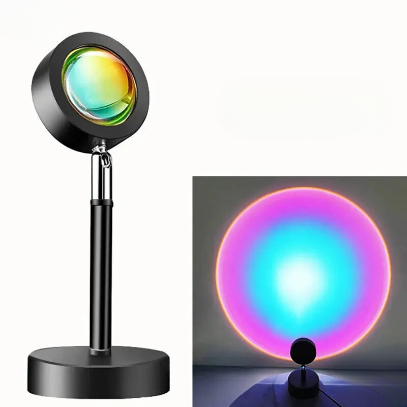 BowLift | GoldenGleam LED projector Sunset effect with Remote Control