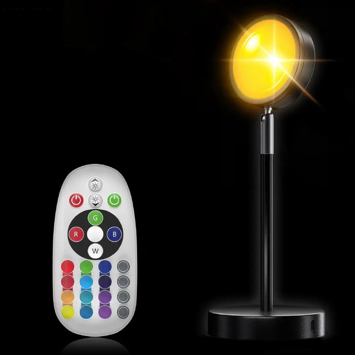 BowLift | GoldenGleam LED projector Sunset effect with Remote Control