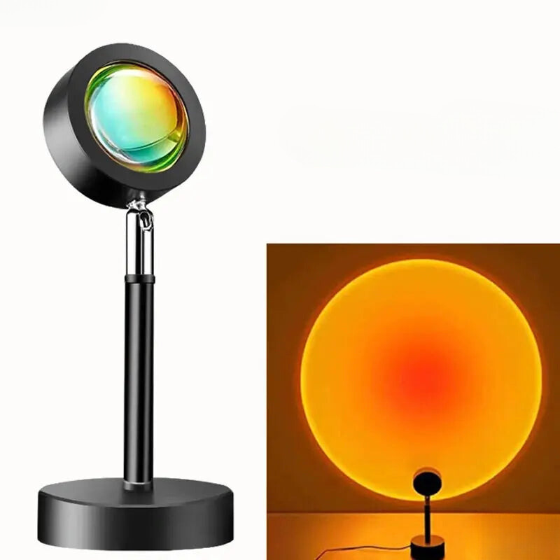 BowLift | GoldenGleam LED projector Sunset effect with Remote Control
