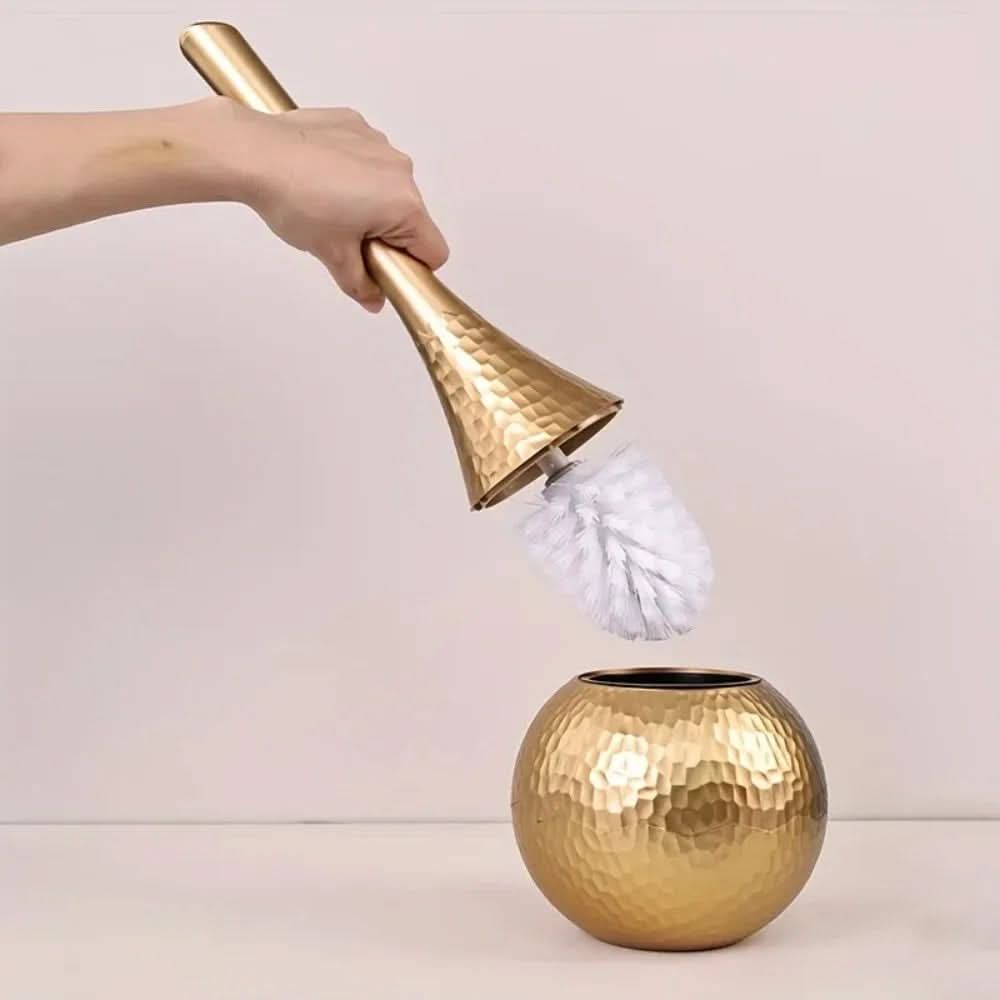 BowLift | Elegant toilet brush in modern gold design for style & hygiene