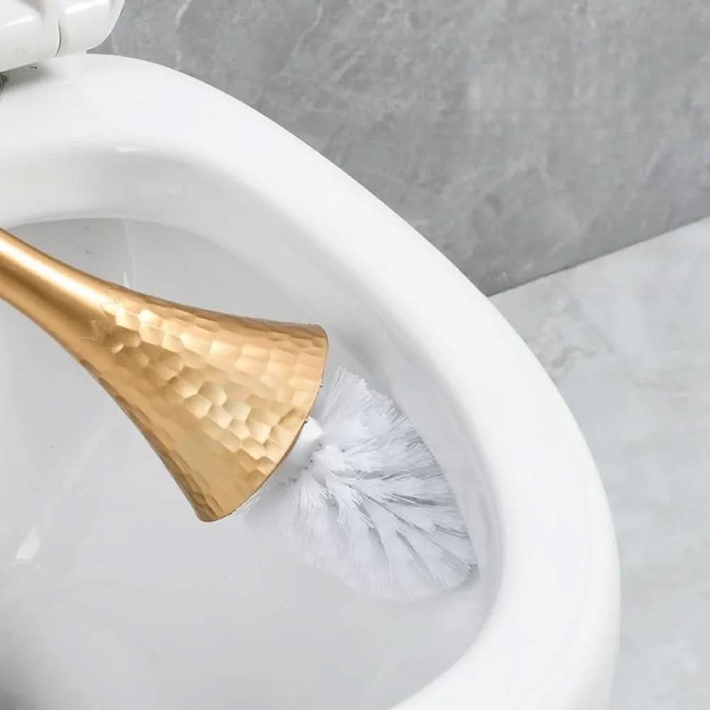 BowLift | Elegant toilet brush in modern gold design for style & hygiene