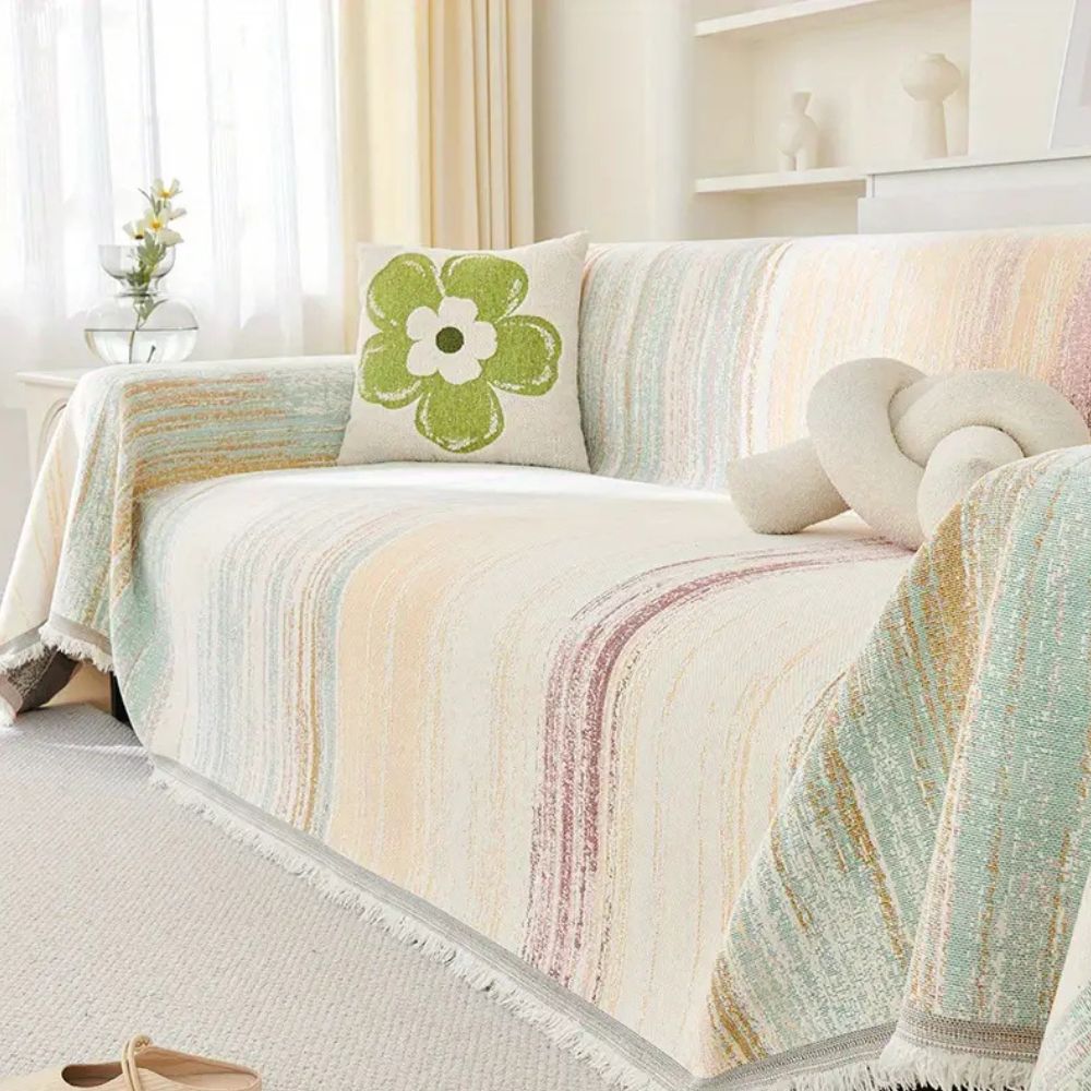 BowLift | Serene Stripes Sofa Cover