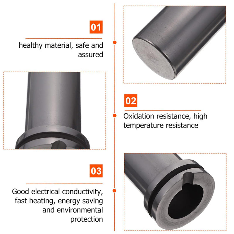 BowLift | Metal Jewelry Graphite Crucible Graphite Mold Furnace Melting Crucible Graphite Casting Mold Copper Casting Crucible Dish