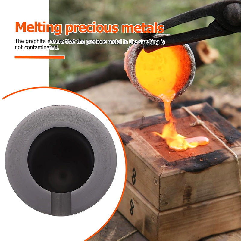 BowLift | Metal Jewelry Graphite Crucible Graphite Mold Furnace Melting Crucible Graphite Casting Mold Copper Casting Crucible Dish