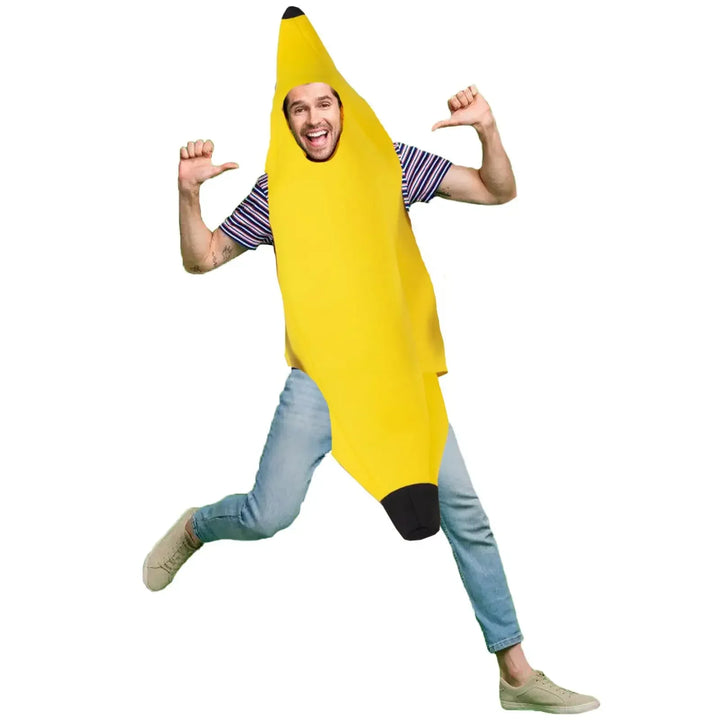 Yellow banana costume for men – Funny outfit for carnival, Halloween and theme parties | Bowlift