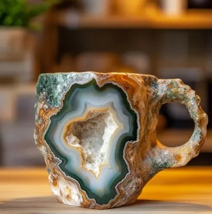 BowLift | CrystalBrew Coffee Mugs | Elegant mineral crystal mugs for a unique coffee experience
