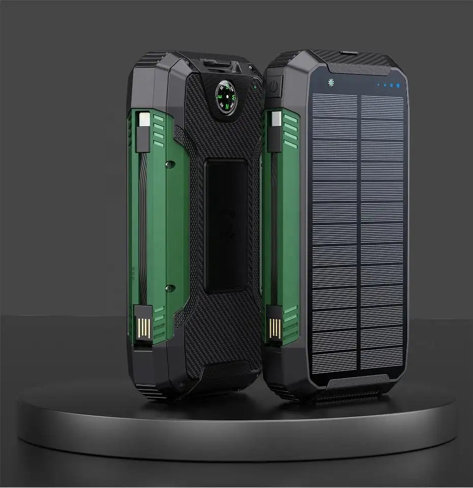 BowLift | 30000mAh Solar Charger Wireless Waterproof Power Bank External