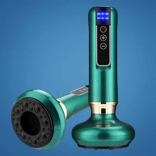 TheraPulse | Electric Cupping Massager – Vacuum Gua Sha, Heat Therapy & Adjustable Suction for Pain Relief & Lymphatic Drainage Bowlift