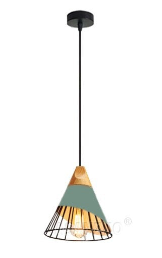 BowLift | Modern Wooden Cone Pendant Lights