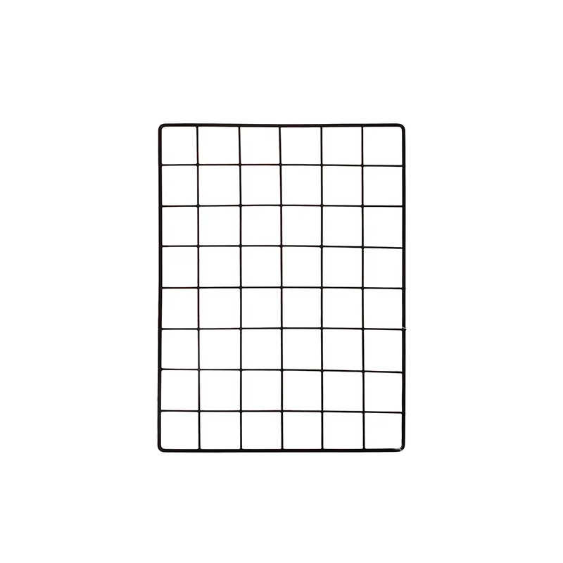 BowLift | Hanging Black Metal Wall Wire Grid Panel 4 Packs DIY Pictures Wall Display For Home Office Kitchen Decor