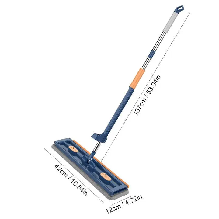 BowLift | Large Flat Mop with 360° Redation and Self-Drainage