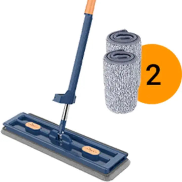 BowLift | Large Flat Mop with 360° Redation and Self-Drainage