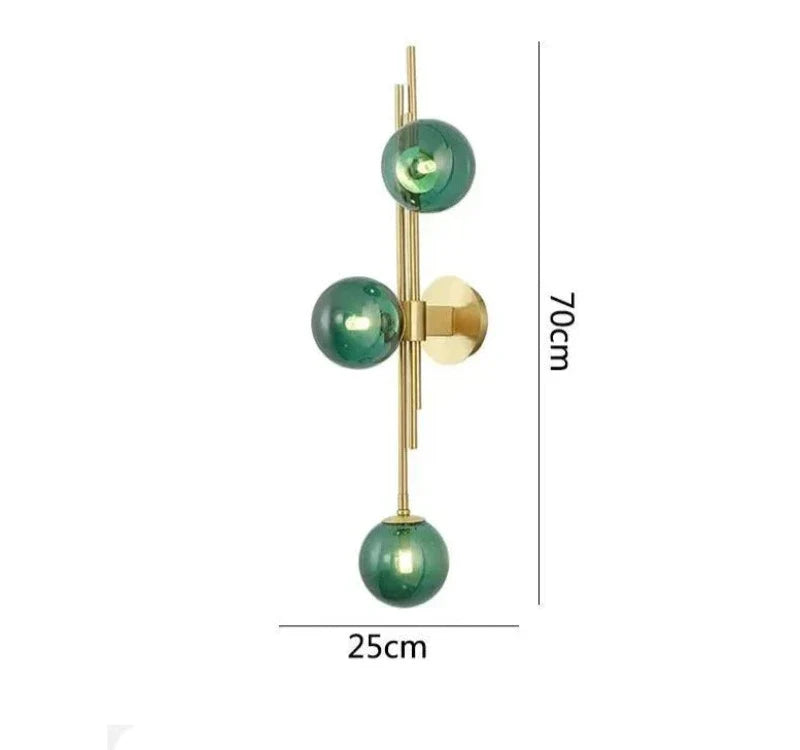 Modern Glass Ball Wall Lamps – Elegant LED Wall Lights for Bedrooms and Living Rooms | Bowlift