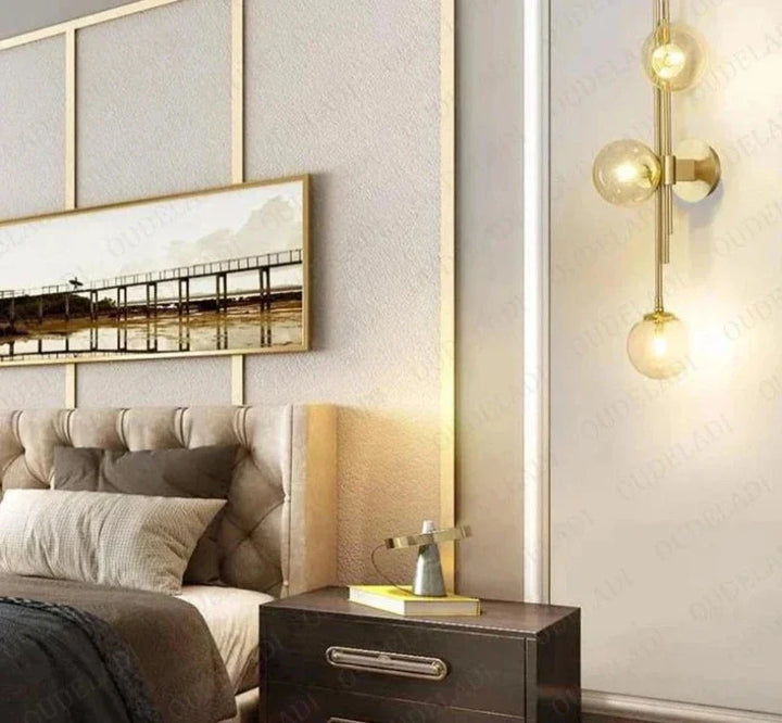 Modern Glass Ball Wall Lamps – Elegant LED Wall Lights for Bedrooms and Living Rooms | Bowlift