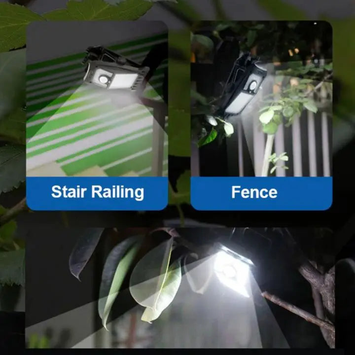 BowLift | Large Solar LED Outdoor Lamp – With Clip & Motion Sensor