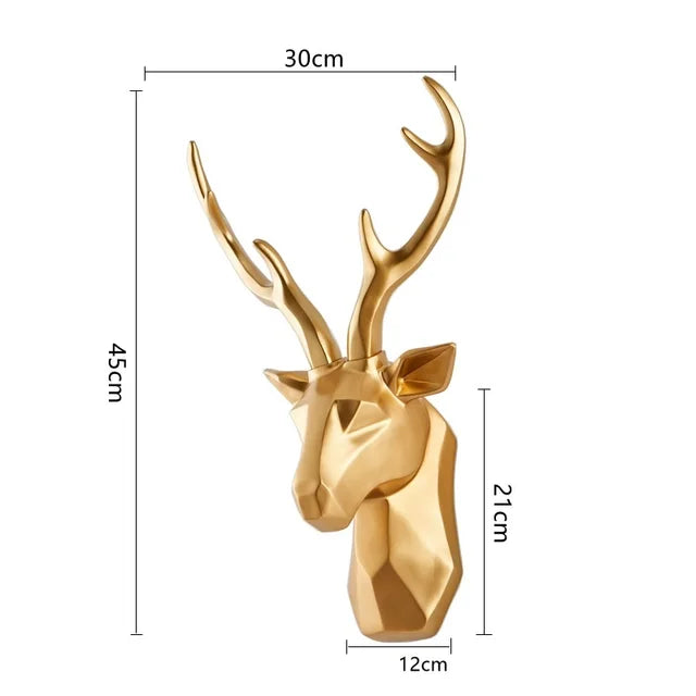 BowLift | 3D Deer Head Statue for a Majestic Atmosphere - RegalDeer