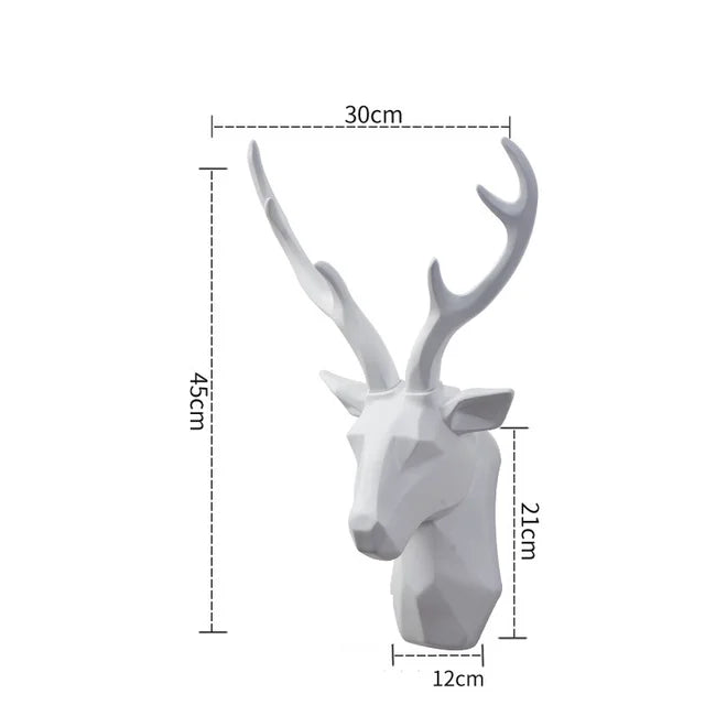 BowLift | 3D Deer Head Statue for a Majestic Atmosphere - RegalDeer