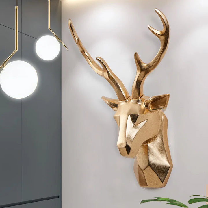 BowLift | 3D Deer Head Statue for a Majestic Atmosphere - RegalDeer
