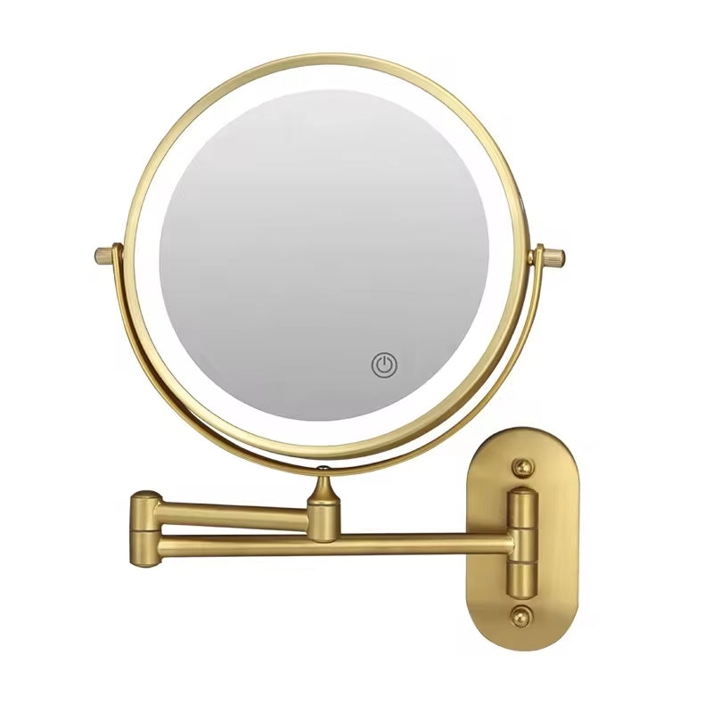 BowLift | Cosmetic Mirror VisoGlow | 3 Light Colors | 3x Magnification | Wireless & Rechargeable