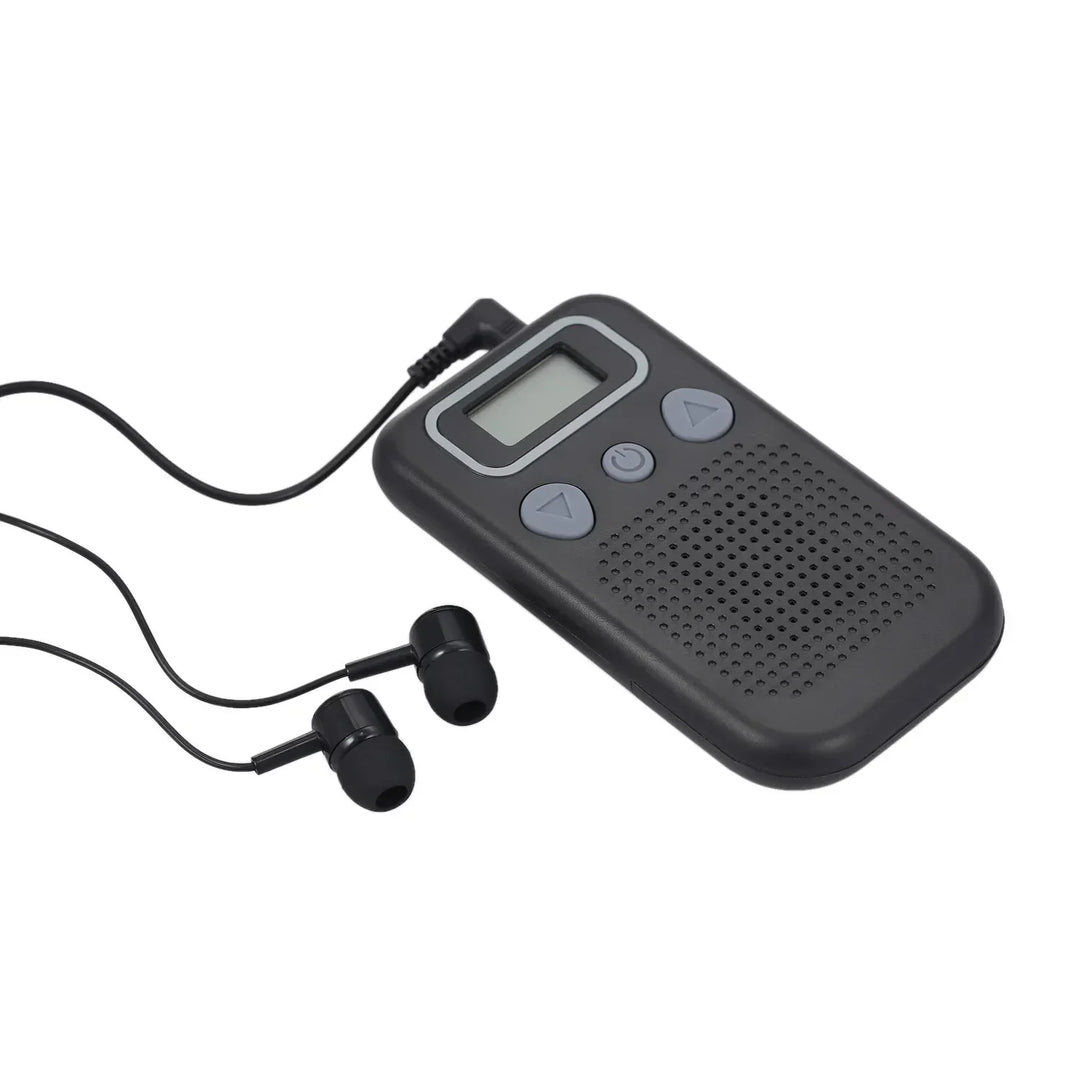 BowLift | Hearing Aid Sound Amplifier – Battery-Powered In-Ear Hearing Enhancement Device with Headset for Seniors and Adults