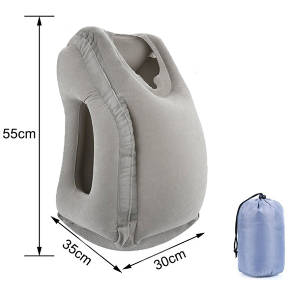 Inflatable Headrest Travel Pillow | Bowlift