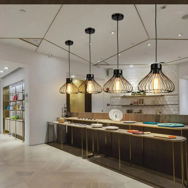 BowLift | UrbanMetal - Chic Industrial Pendant Lamp