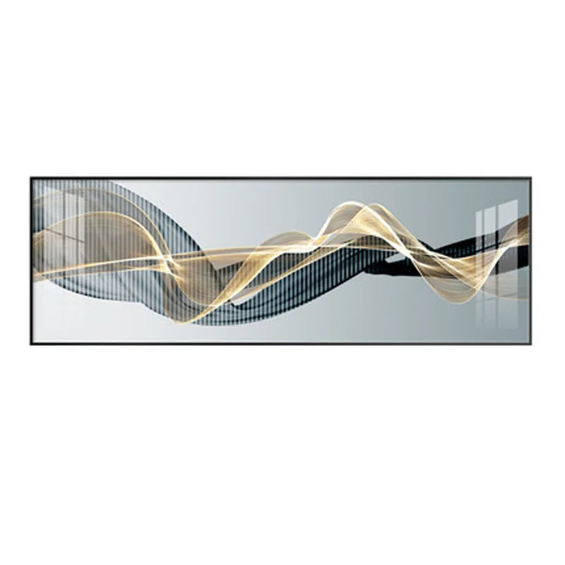 Flowing Vibes Abstract Wall Art Fine Art Canvas Prints Wide Format Pictures For Living Room Above Sofa Pictures For Above The Bed | Bowlift