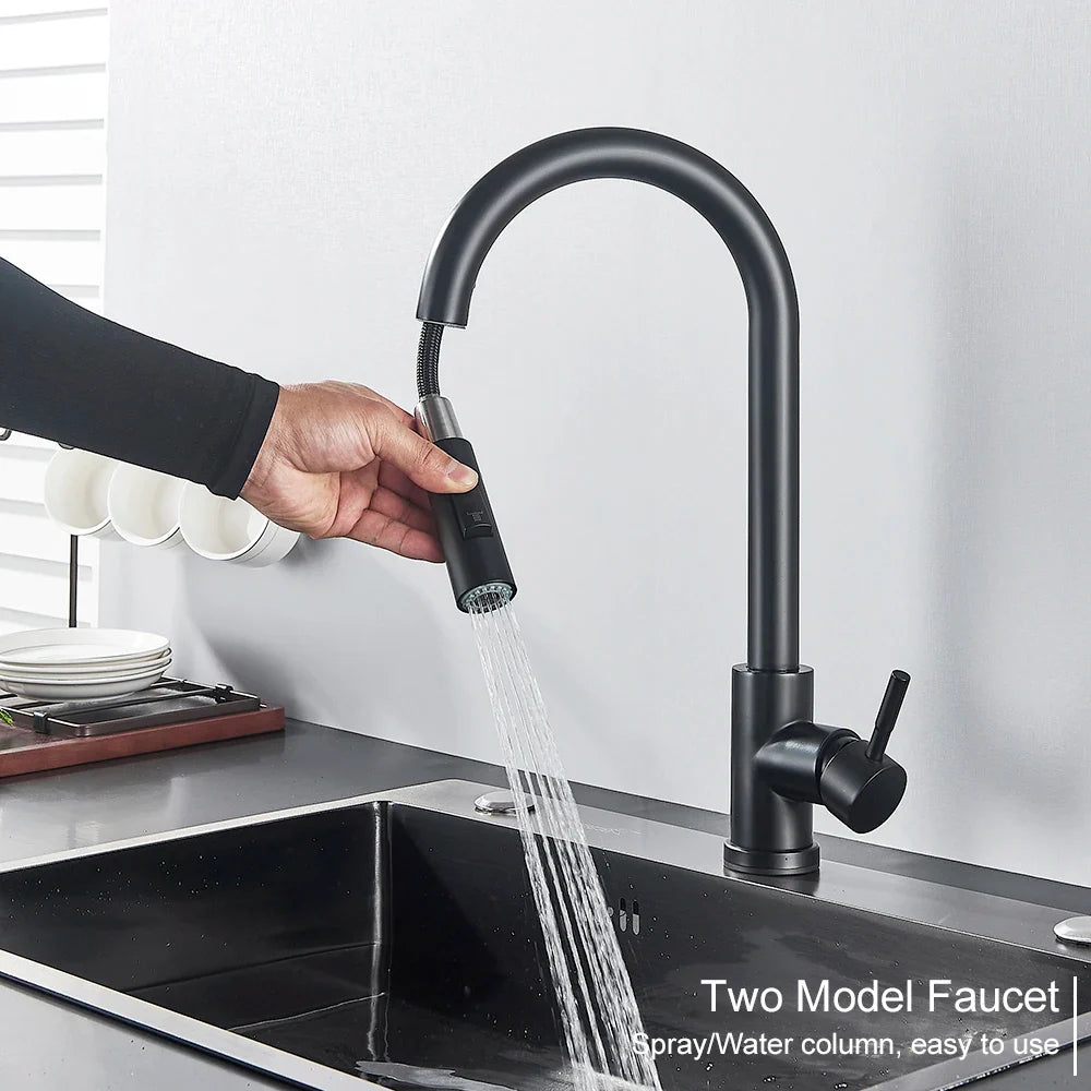 BowLift | Pull-out Kitchen Faucet with Touch Control and Sensor Function