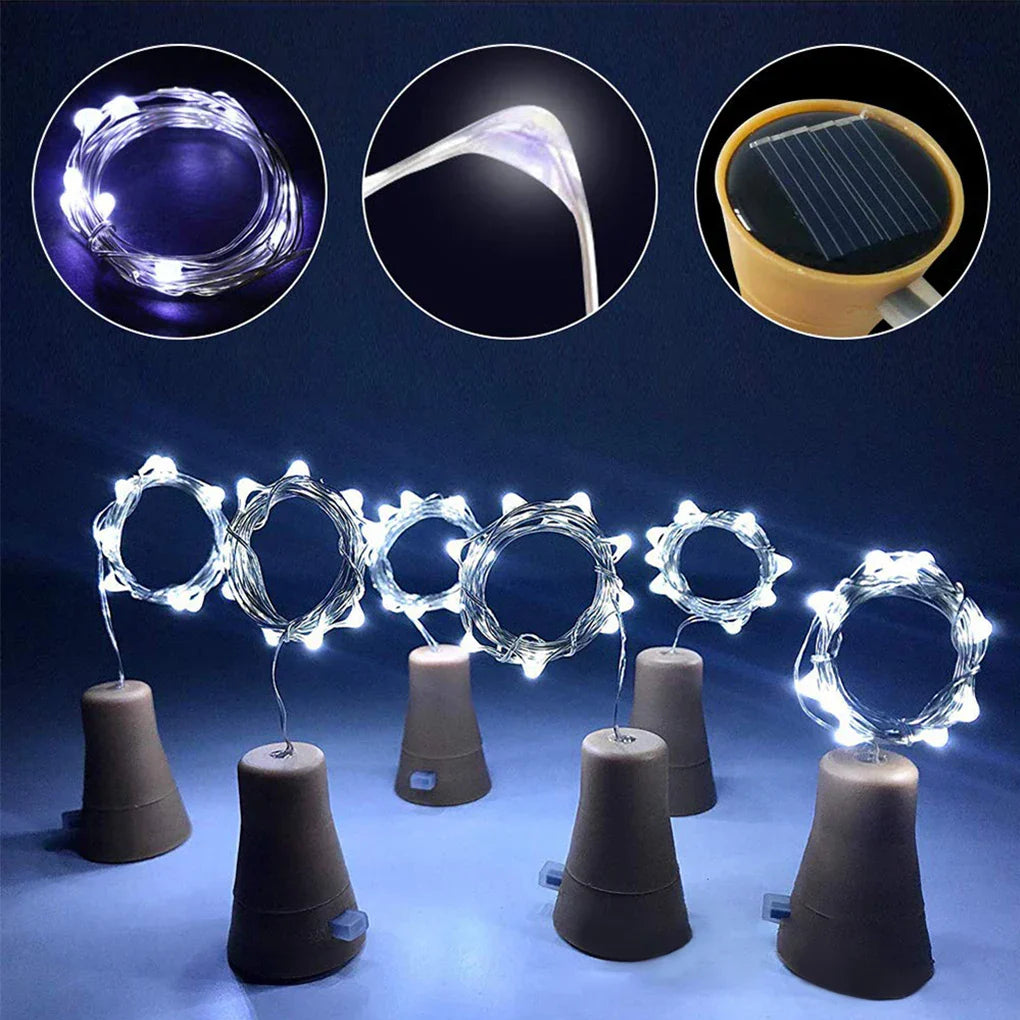 BowLift | Solar-Powered Bottle Cork String Lights