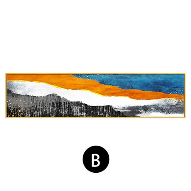 Modern Colors Dark Abstract Wall Art Fine Art Canvas Prints Wide Format Pictures For Above The Sofa Pictures For Above The Bed | Bowlift
