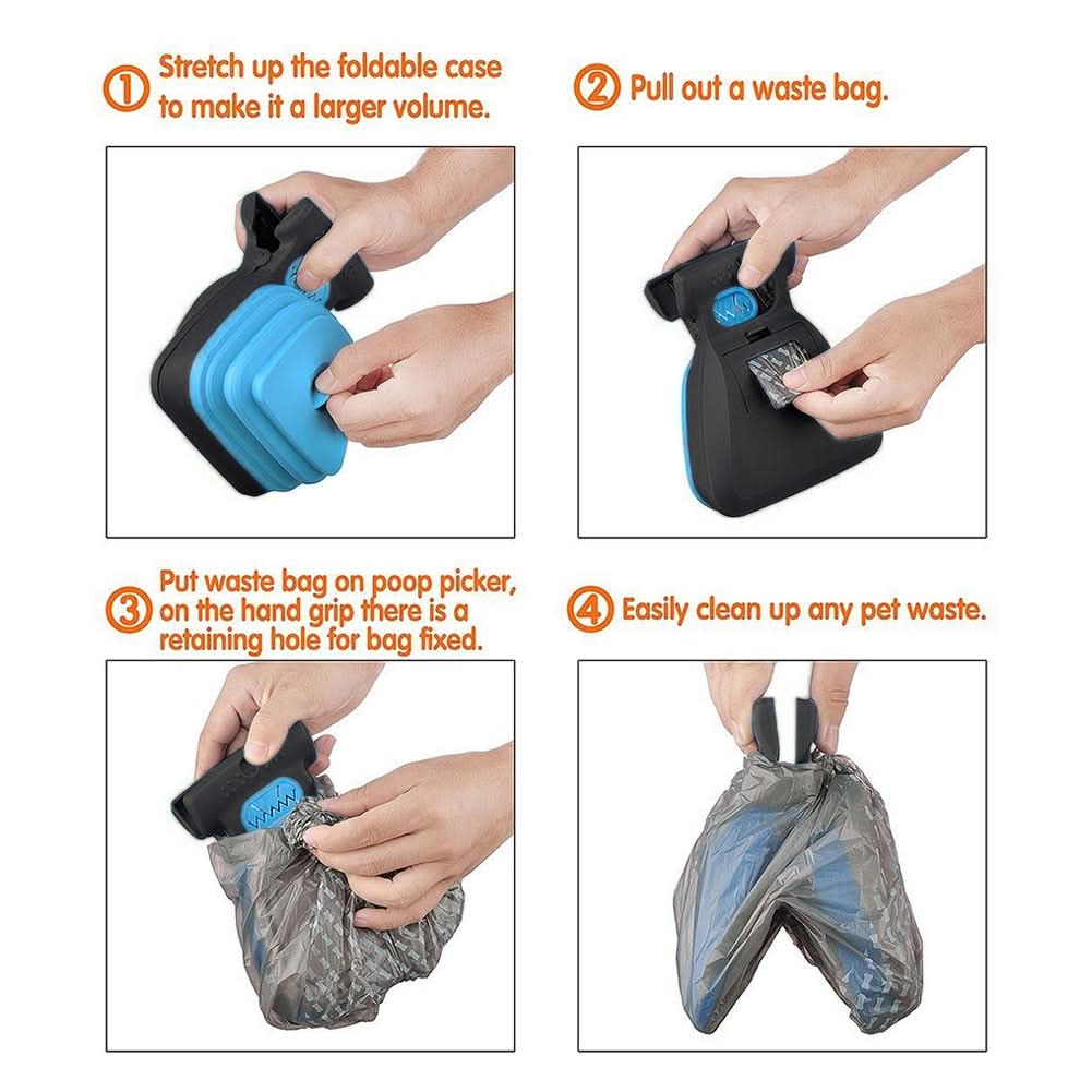 BowLift | PAWPICK SCOOPER – Portable dog poop scooper with clip & one-handed operation