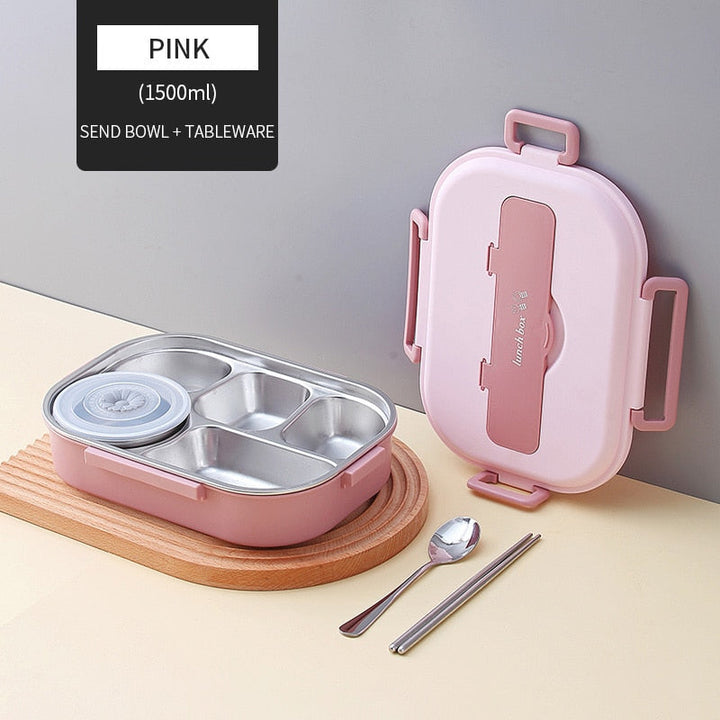 Stainless Steel Multi Compartment Kids Lunch Box | Bowlift