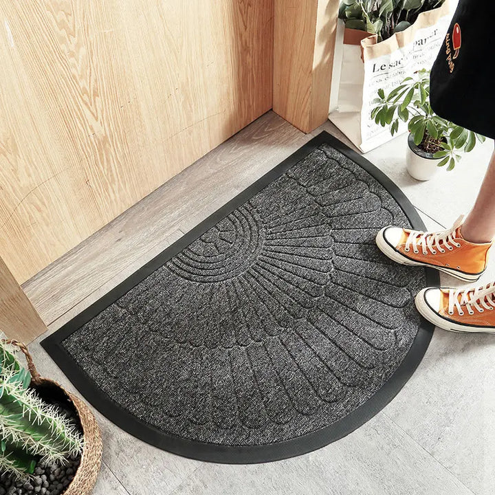 SoftNest - Luxury Half-Round Bath Mat for Comfort Bowlift
