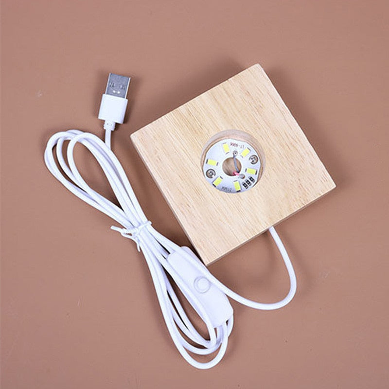 BowLift | 3D Crystal Cube Moon Nightlight