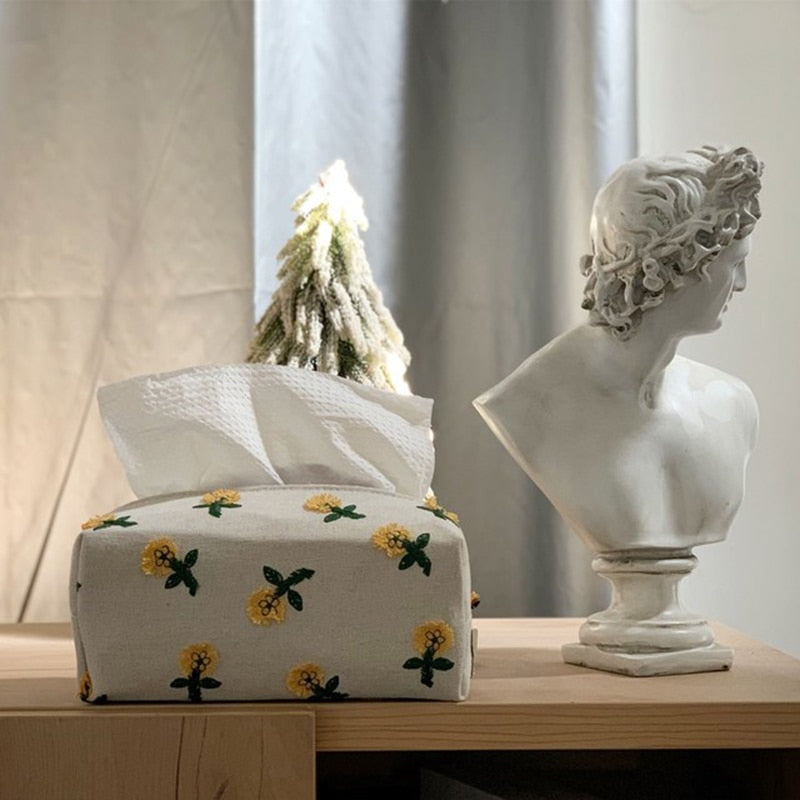 Japanese Style Environment Friendly Flower Tissue Box | Bowlift