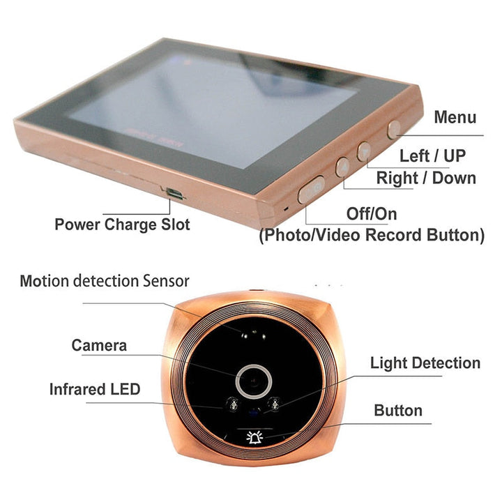 BowLift | Smart Motion Detector Door Peephole Camera