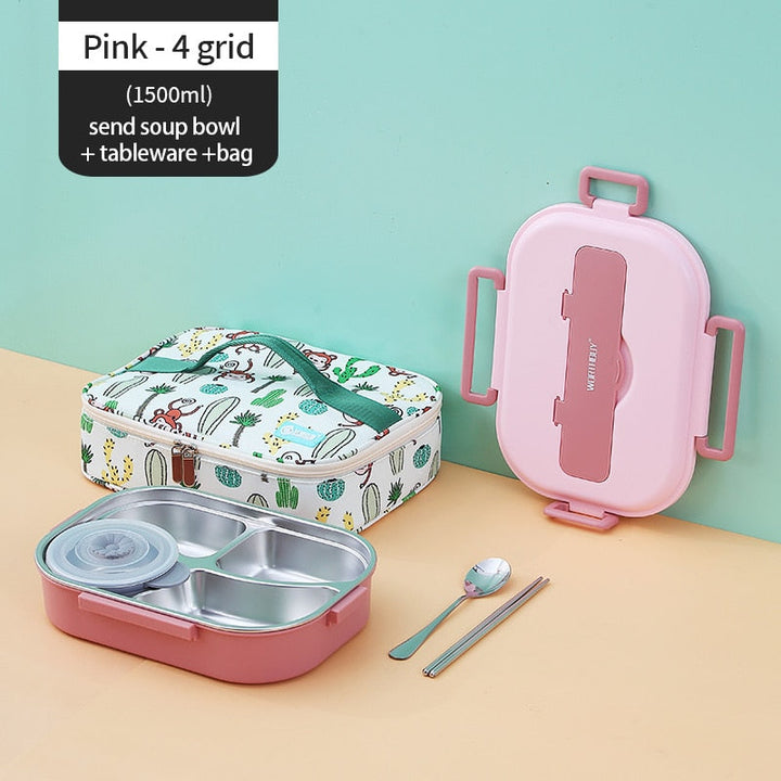 BowLift | Stainless Steel Multi Compartment Kids Lunch Box
