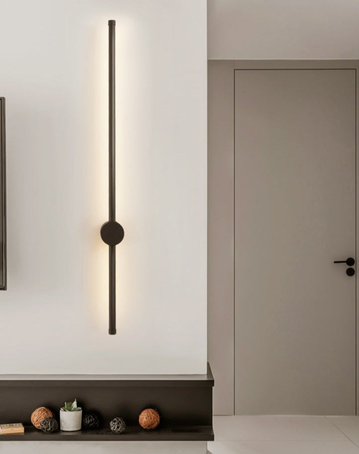BowLift | NordicRod – Minimalist Wall Lamp with Plug for Chic Interiors