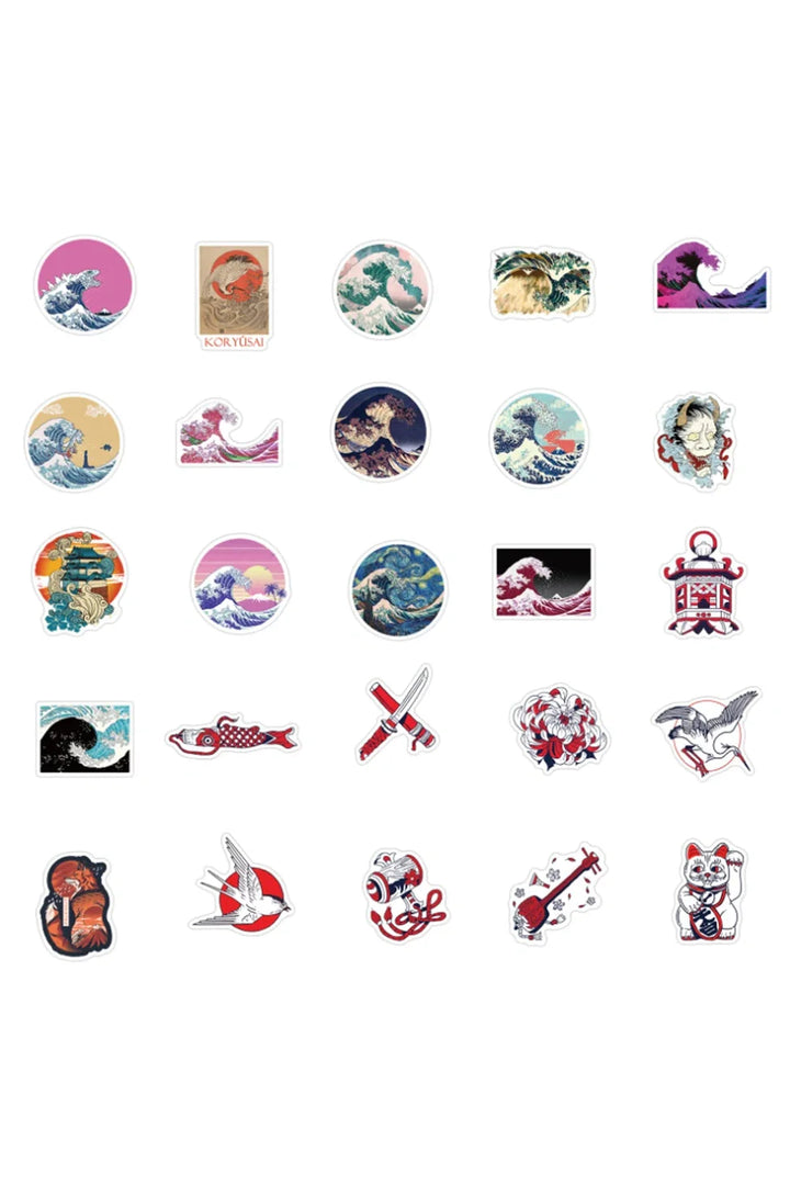 Art Hoe Scrapbooking Stickers | Bowlift