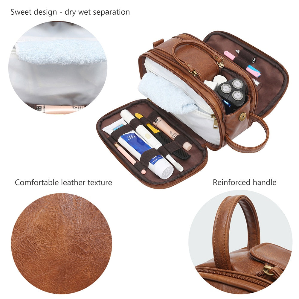 BowLift | Mermaid Dream Waterproof Leather Travel Makeup Storage Bag