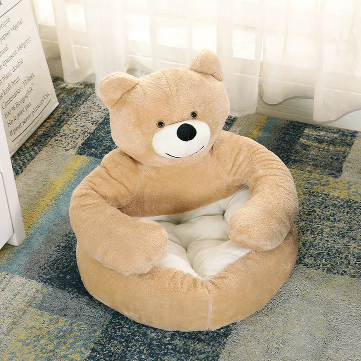 Samiya – Luxury Plush Cat Bed for Sleeping Comfort Bowlift