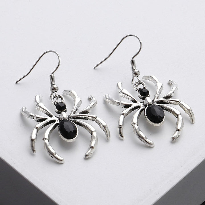 BowLift | Black Spider Artsy Mystical Earrings