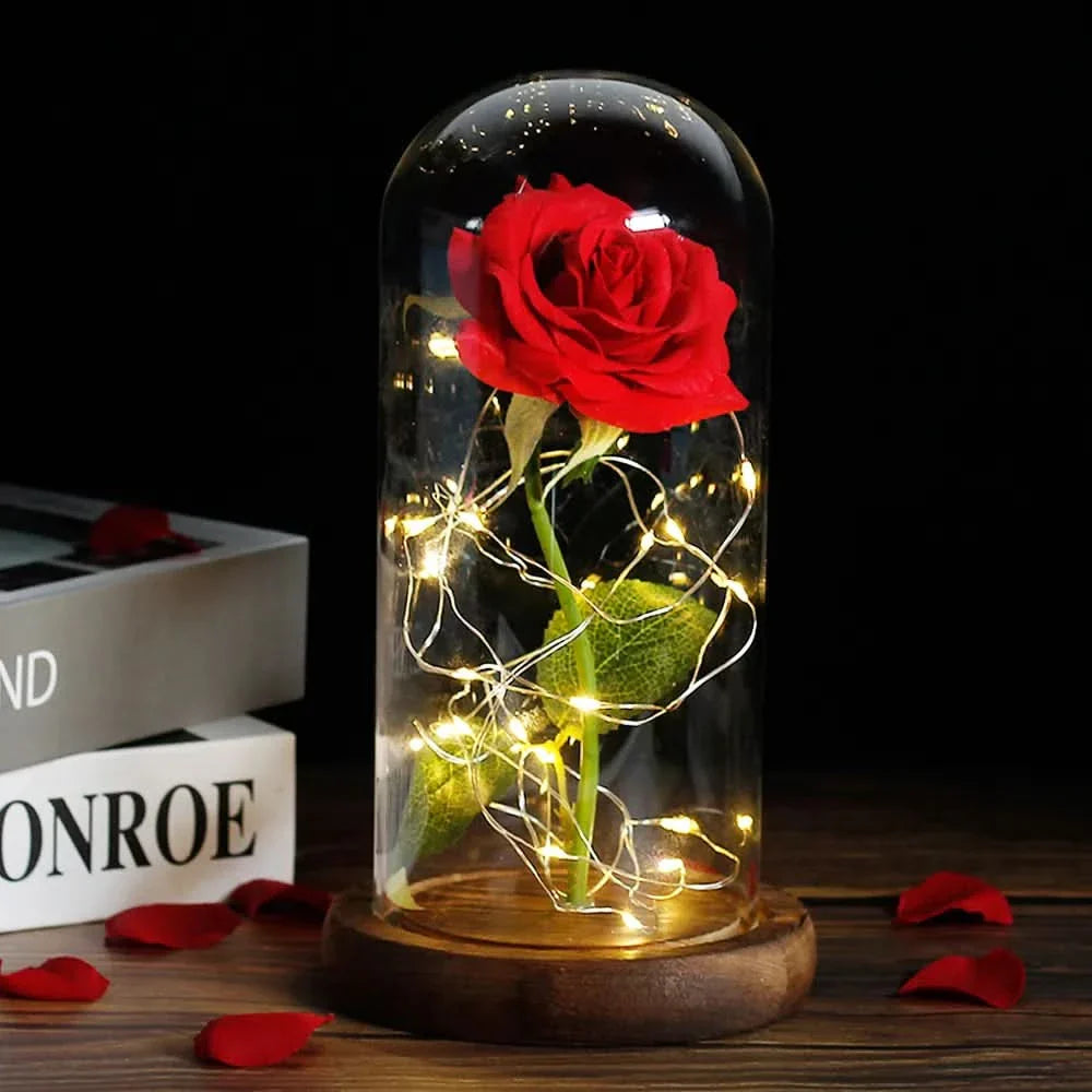 BowLift | Eternal Rose in Glass Dome with LED Lights