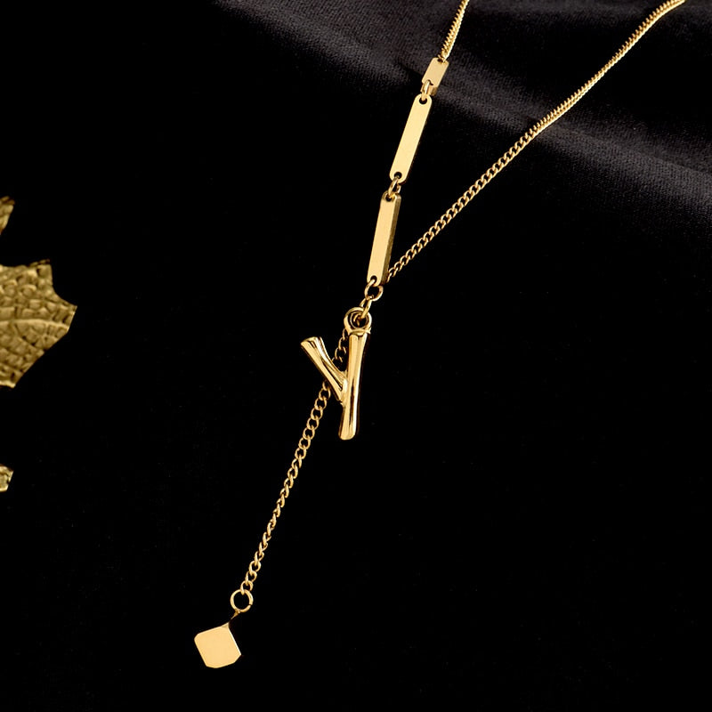 BowLift | Charming Initials Letter Necklace