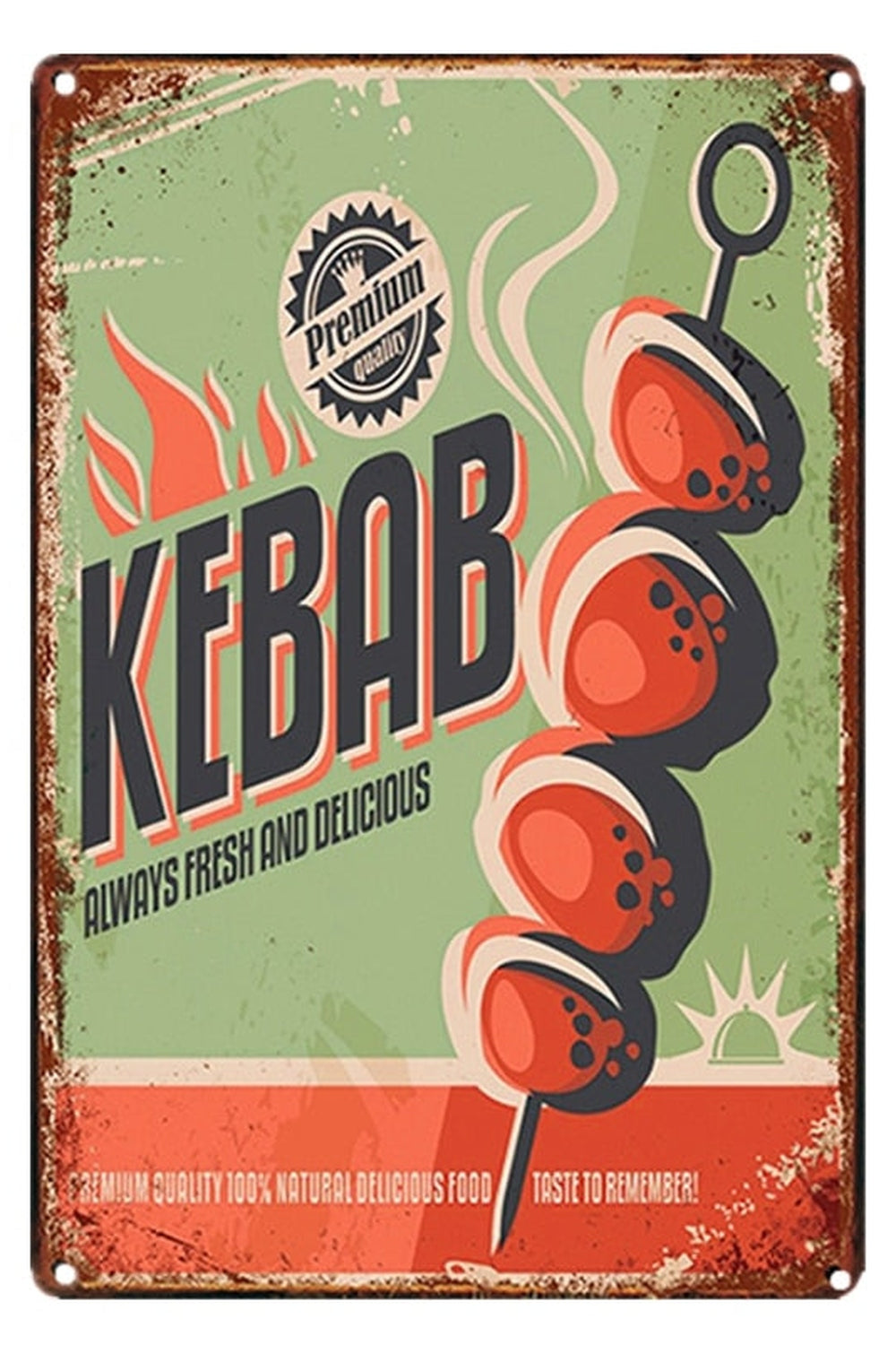 Food Theme Metal Poster | Bowlift