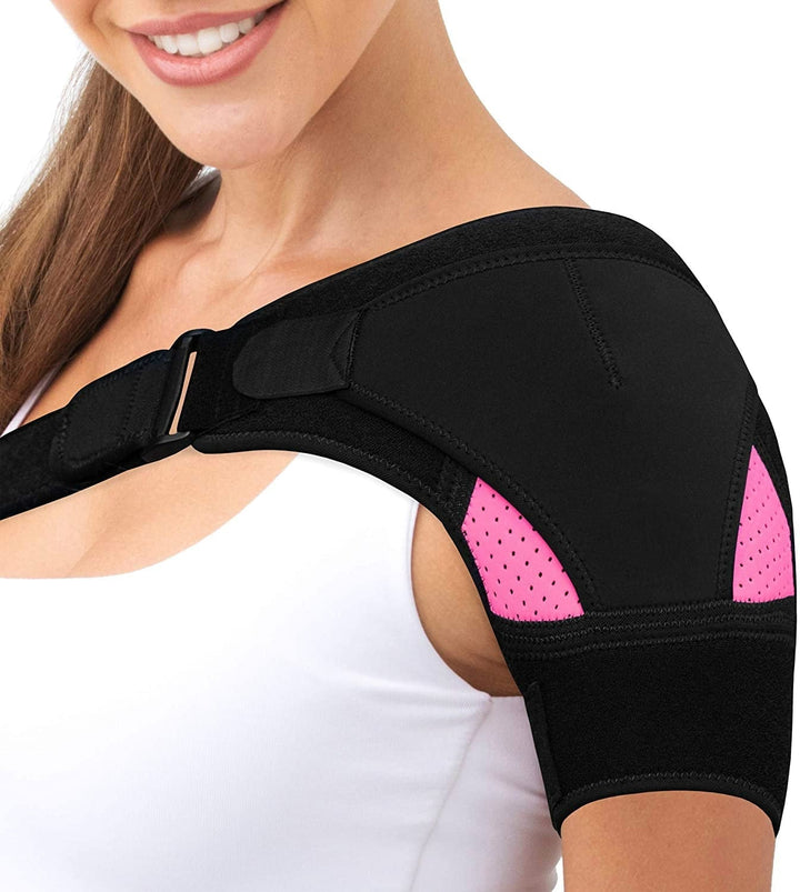 Shoulder brace with compression padding Bowlift