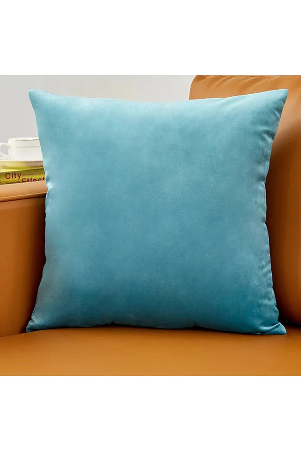 Beige Velvet Cushion Cover | Bowlift