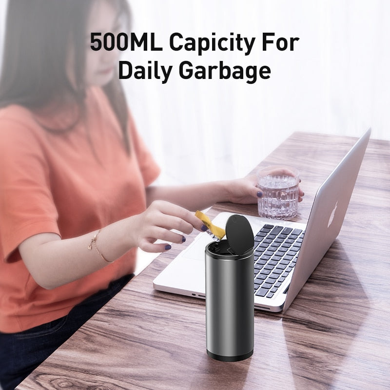 Trash Can for Car, Home, Office Desktop | Bowlift