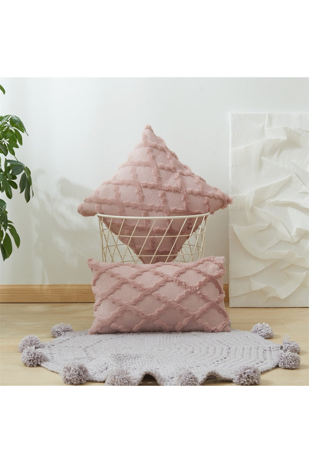 Rattan Plush Pillowcase | Bowlift